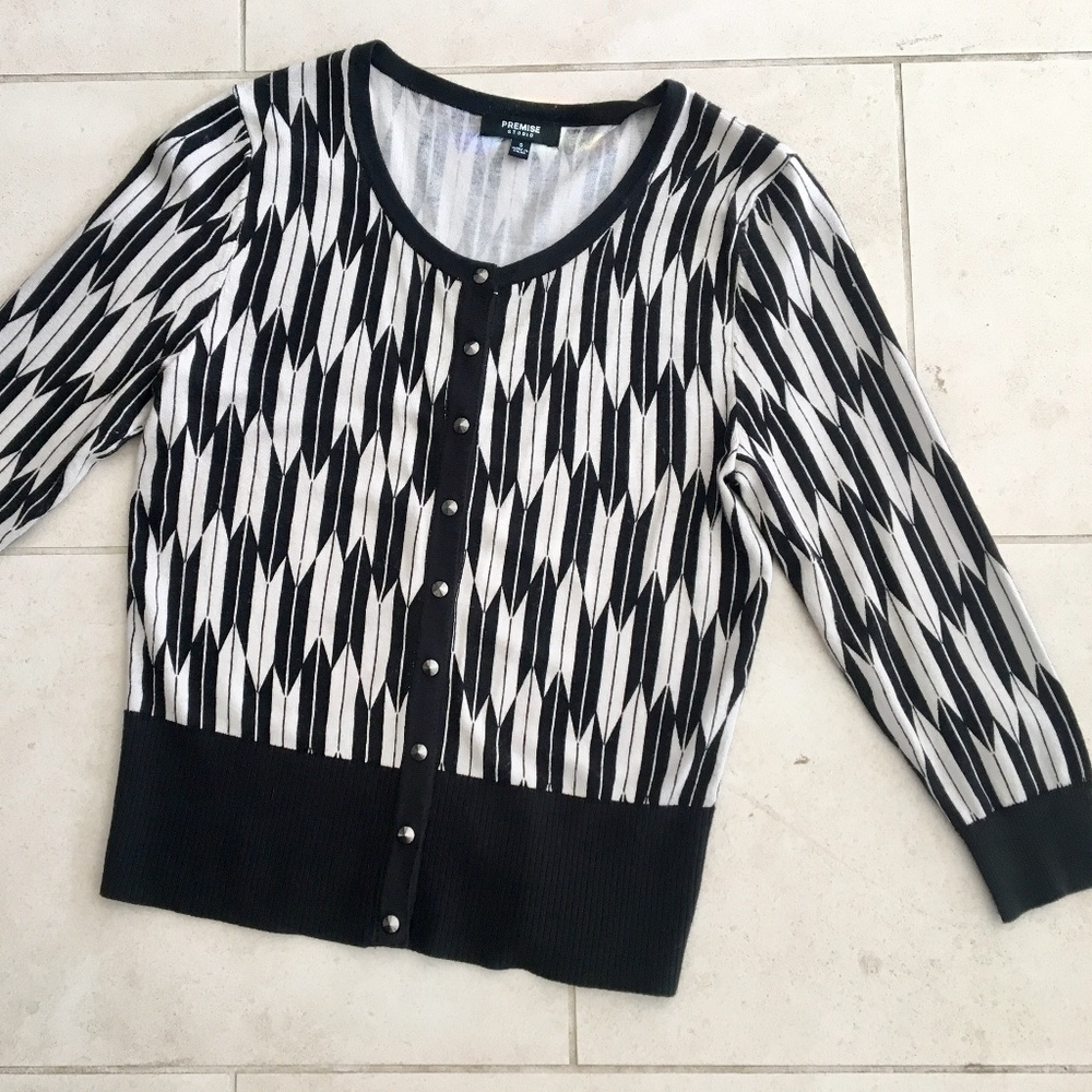 Premise Studio Snap-front Cardigan I Sz S